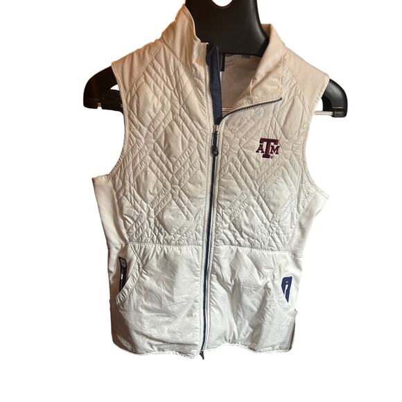 Peter Millar Texas A&M Lizzie Hybrid Vest - Picture 1 of 7